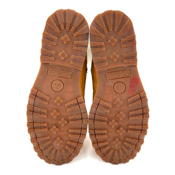 Timberland Asphalt Trail Girls Yellow Lace-Up Tall Boot Sz 5 Leather Waterproof - Picture 6 of 13